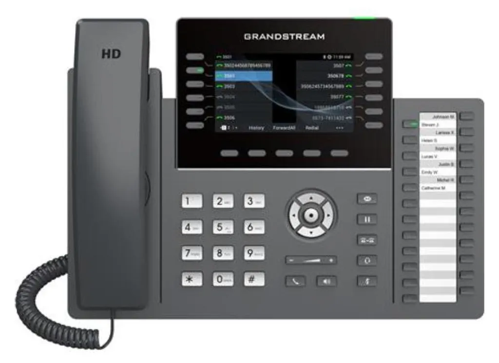 Téléphone IP Grandstream GRP2636 pour Accueil et Gestion d'Appels Complexes