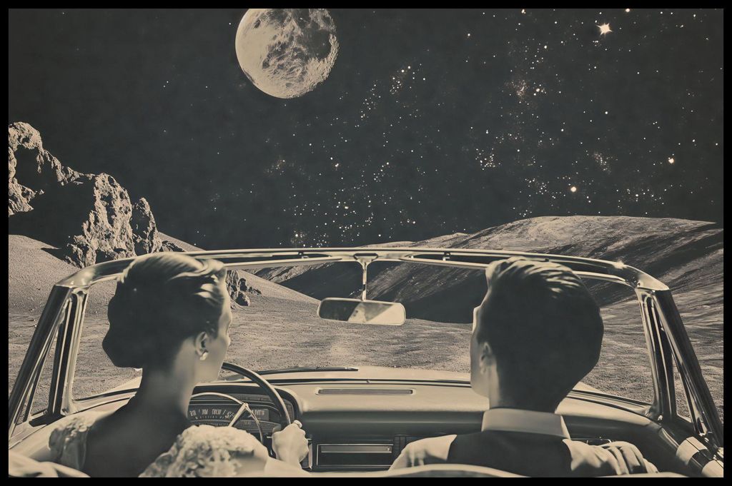 Plakat 86,4x56,8cm Nimm Mich Mit Zum Mond