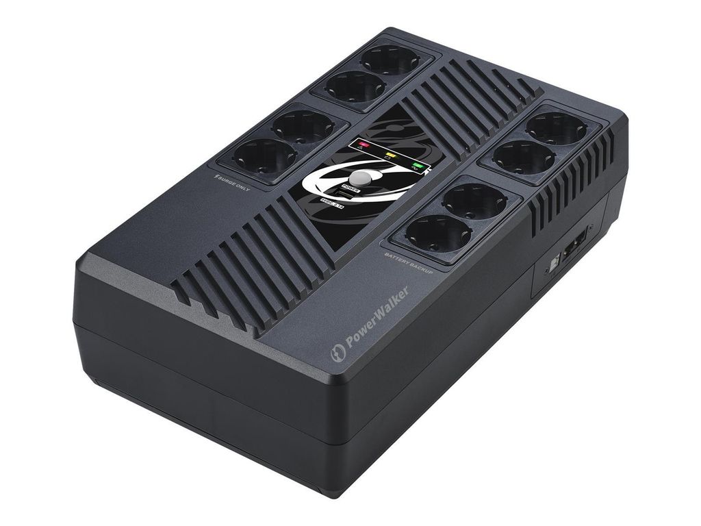 PowerWalker VI 600 MS FR, Line-Interaktiv, 0,6 kVA, 360 W, Sine, 170 V, 280 V