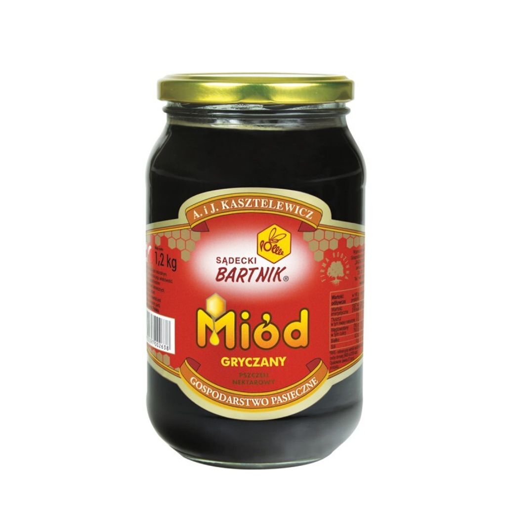 Miel de sarrasin BARTNIK 1,2 kg. Image du produit 