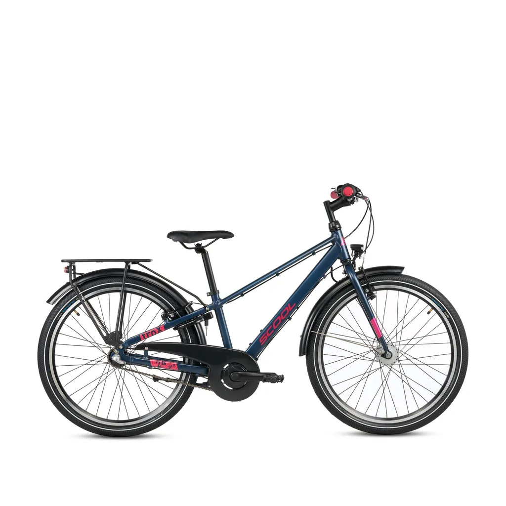 Vélo 24 pouces 3 vitesses S'COOL troX pro pour junior de 7 à 11 ans
