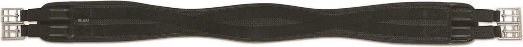 Sangle de Selle Élastique Shires ER158 Noire 76cm pour Cheval de Sport