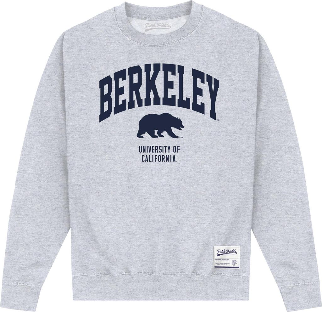 UC Berkeley - Sweatshirt für Herren/Damen Uni PN176 (L) (Grau meliert)