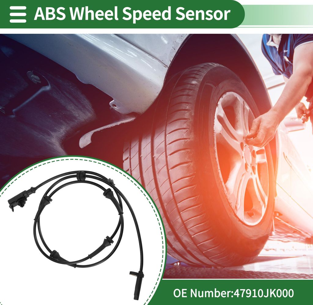 ABS Raddrehzahlsensor ABS Sensor ABS Raddrehzahlsensor ABS Sensor für Infiniti G37 G35 3.5L 3.7L 2009 2010 Nr.47910JK000 Vorne Links Rechts