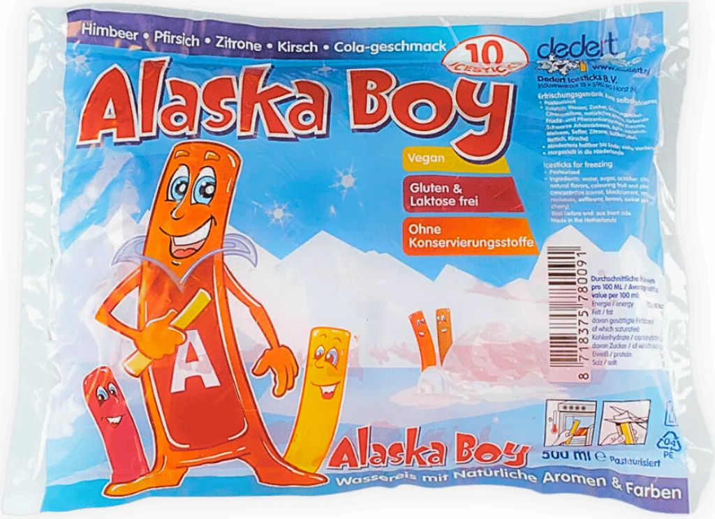 Alaska Boy Wassereis 500ml 10x50ml Produktbild 