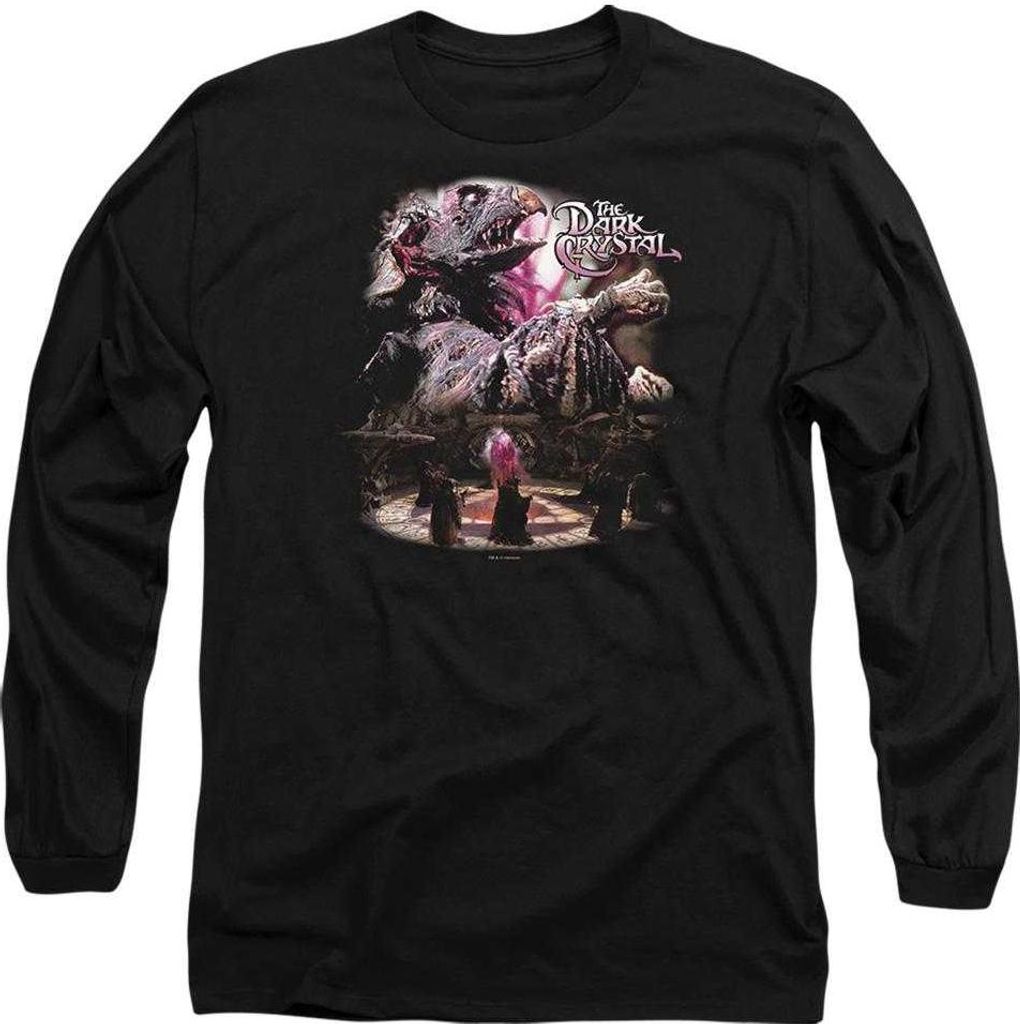 Dark Crystal - "Power Mad" T-Shirt für Herren/Damen Uni, Langärmlig TV28183 (XXL) (Schwarz)