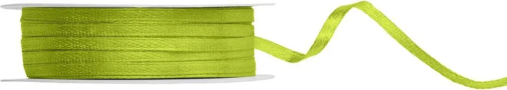 Nastro di raso verde 50m largo 3mm