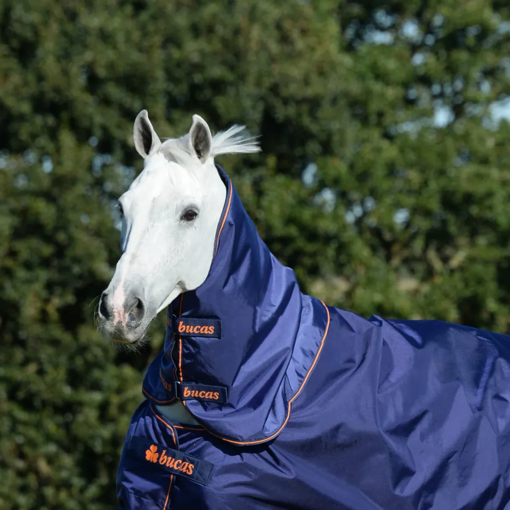 Recuptex Bucas Therapy Neck Piece Outdoor Navy Orange M | Shop