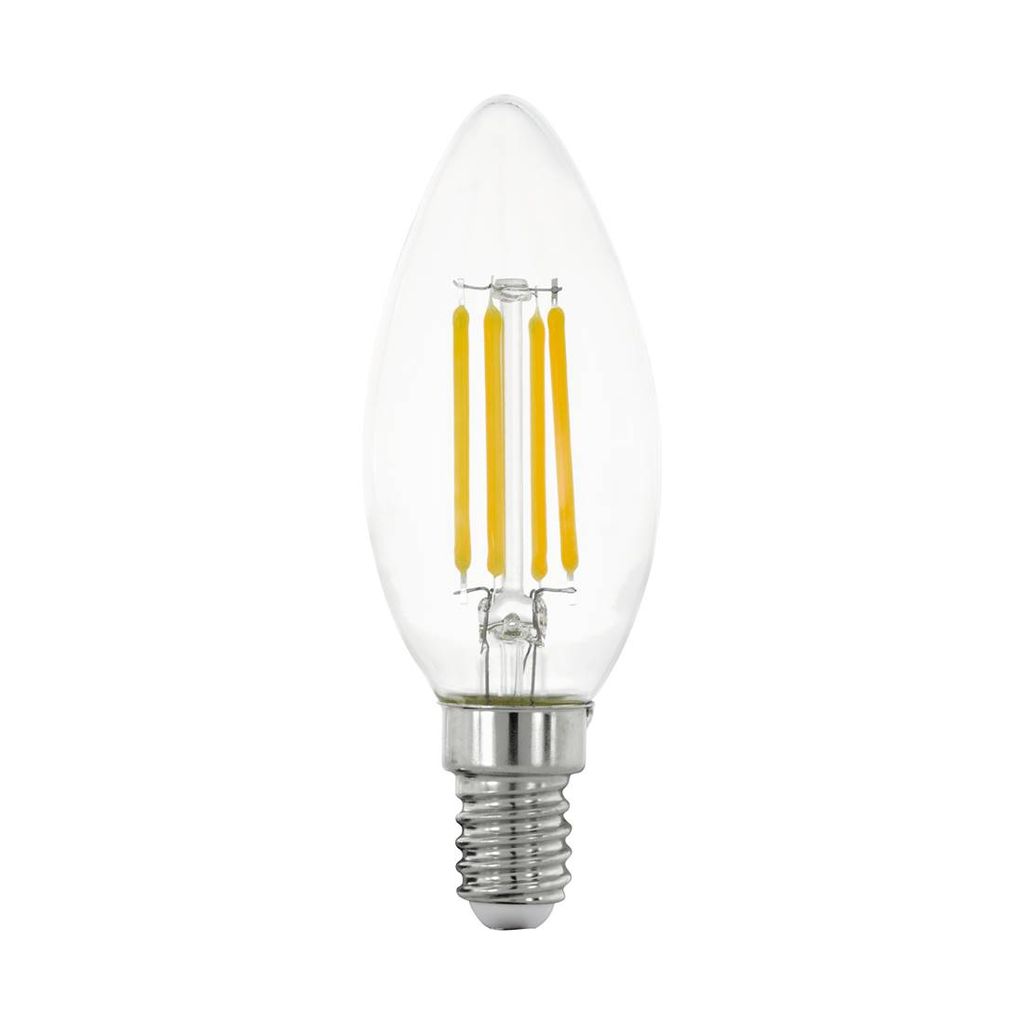 EGLO 12541 Leuchtmittel "LM_LED_E14" Glas, klar, 2700K, 806 lm