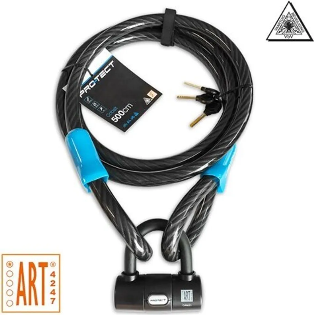 Cavo Antifurto Pro-tect Cobalt 20mm 5m | Sicurezza Certificata ART VBV