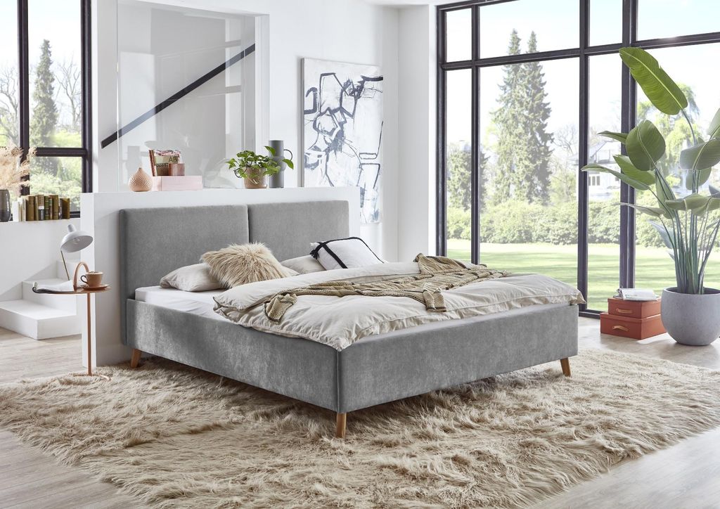 Meise Möbel Polsterbett Piano 180x200 cm | Doppelbett | Produktbild 