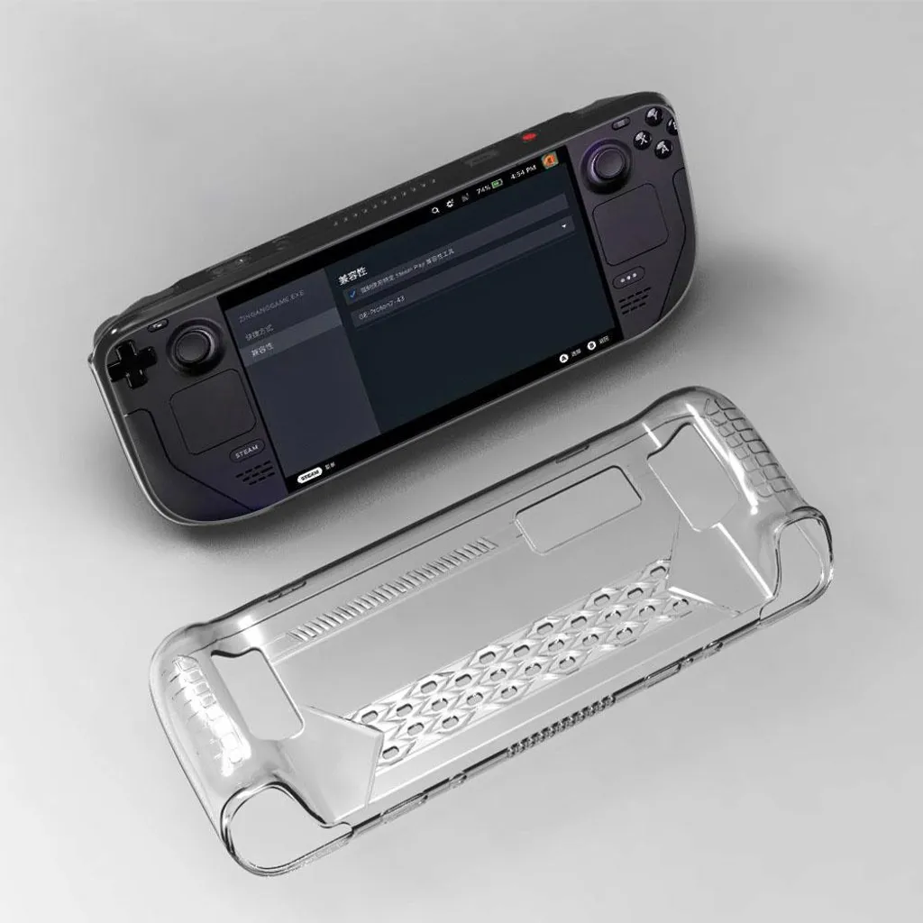 Cover Steam Deck OLED TPU Shockproof | Antiscivolo e Trasparente - 4
