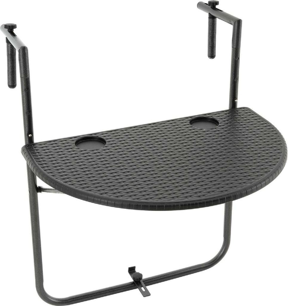VCM Balkonhängetisch | Maße H 83 x B 59 x T 63 cm | Produktbild 