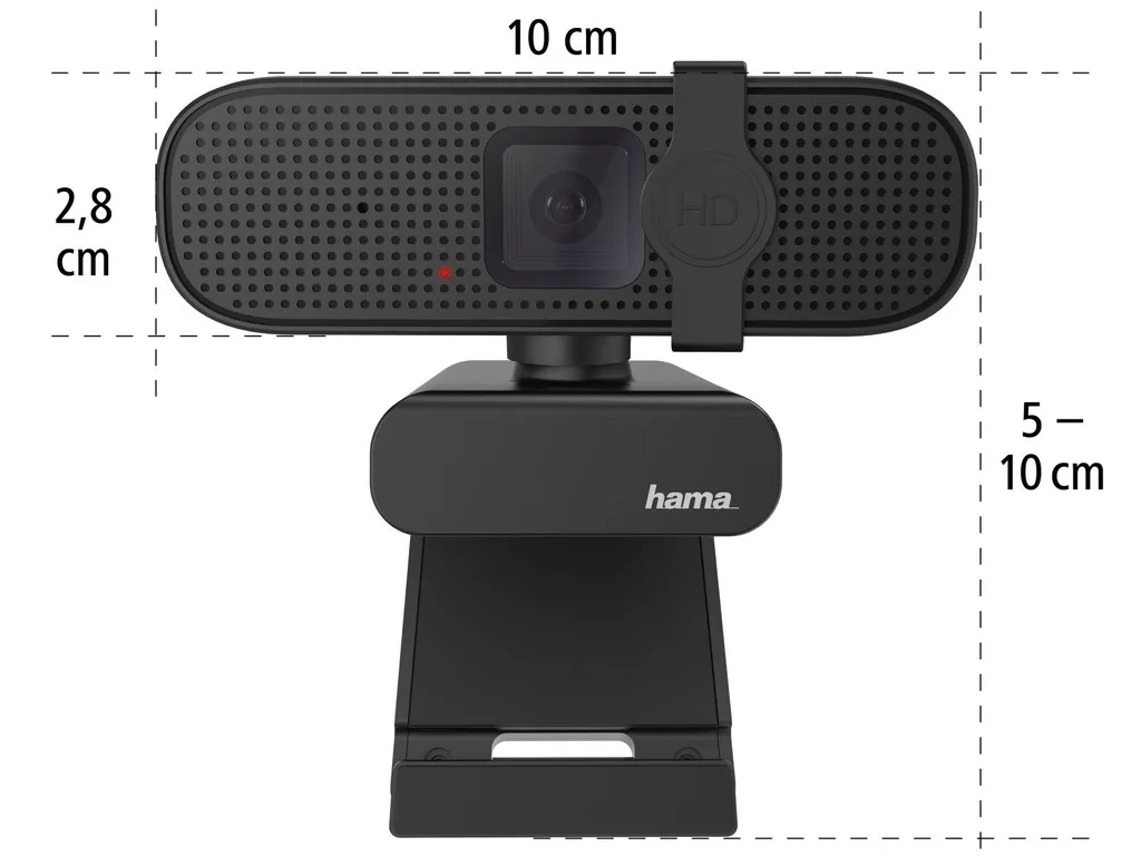 Webcam PC Full HD Hama C-400 Caméra de Conférence USB pour Ordinateur - 12
