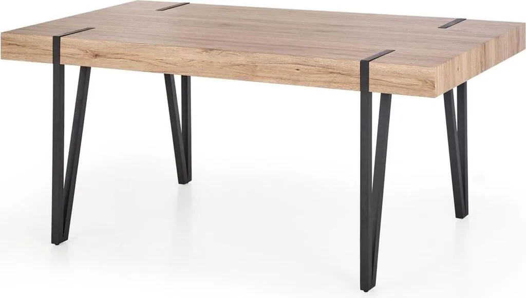 Table Yohann robuste anti-taches pour salon avec enfants et animaux