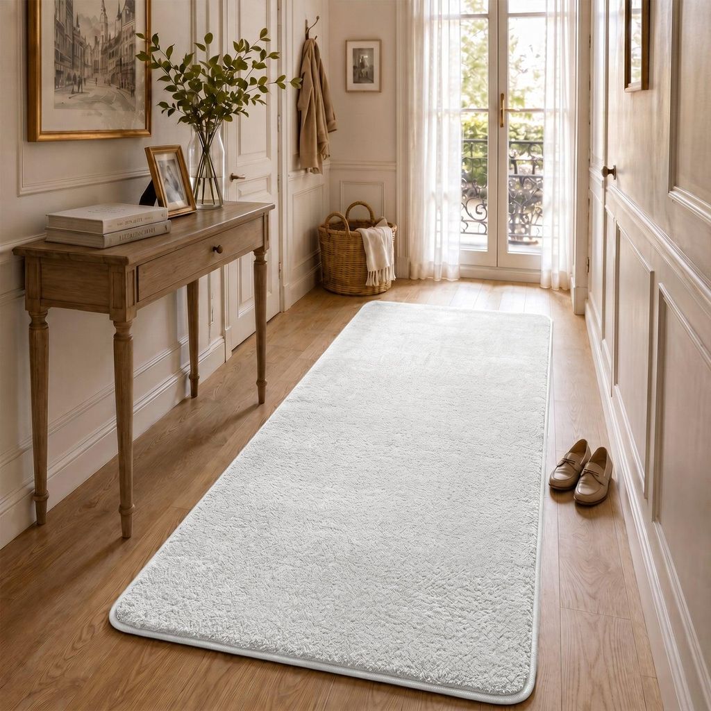 VOUNOT® Weicher Kurzflor Teppich Wohnzimmer mit Produktbild 
