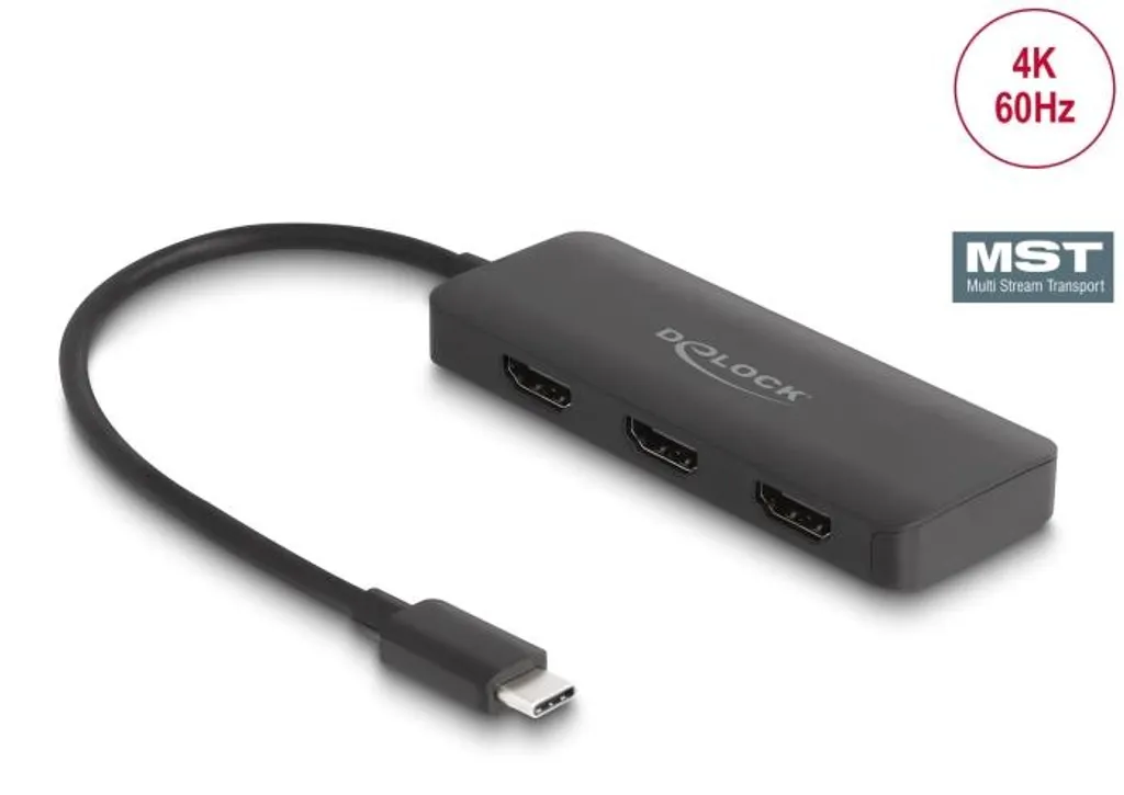 Adaptateur Multi-Écrans USB-C vers Triple HDMI avec Support DP Alt Mode