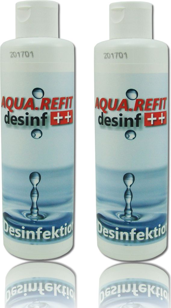 2X AQUA.REFIT desinf 125 ml mit Klappscharnierverschluss