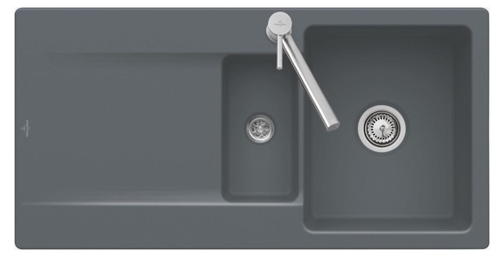 V&B Spüle Siluet 60 R Spülbecken, pure black