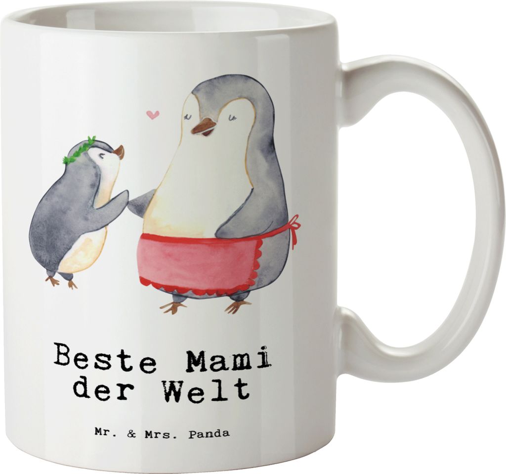 Mr. & Mrs. Panda weisse tasse Pinguin Beste Mami der Welt - Produktbild 