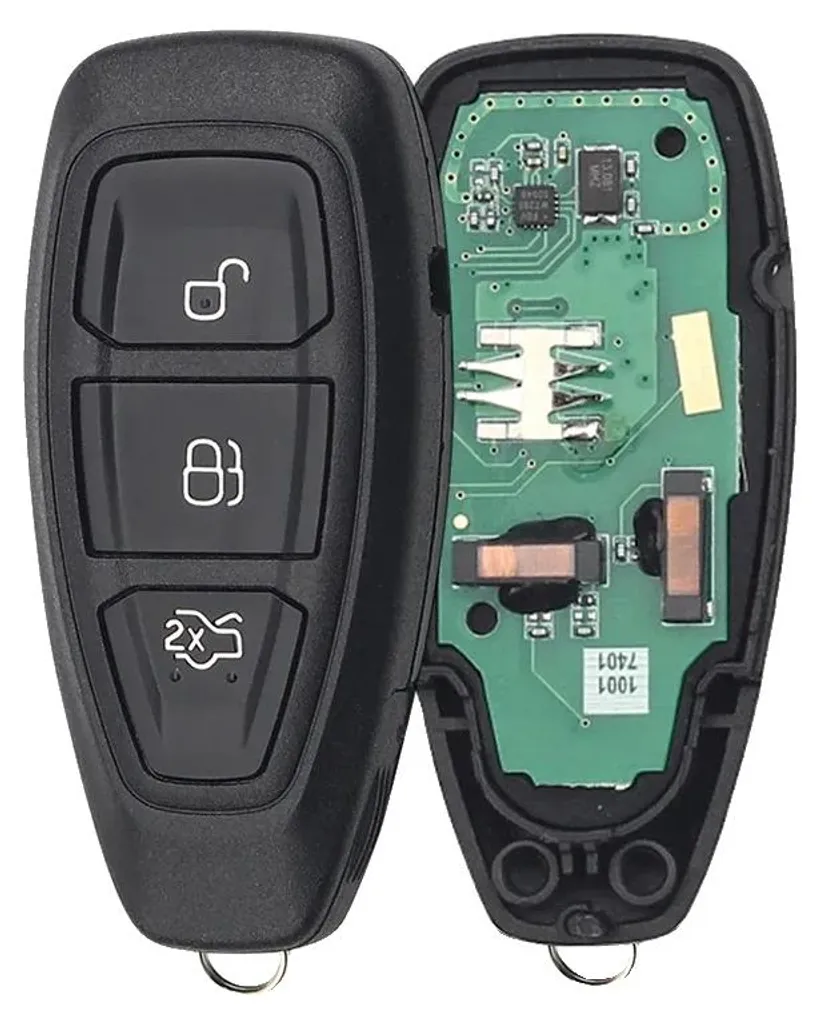 Clé intelligente 4D63 80 bits pour Ford Ecosport à 3 boutons