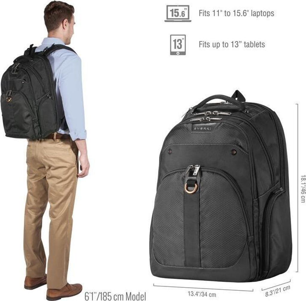 Everki Atlas, 39,6 cm (15.6"), Notebook-Gehäuse Produktbild 