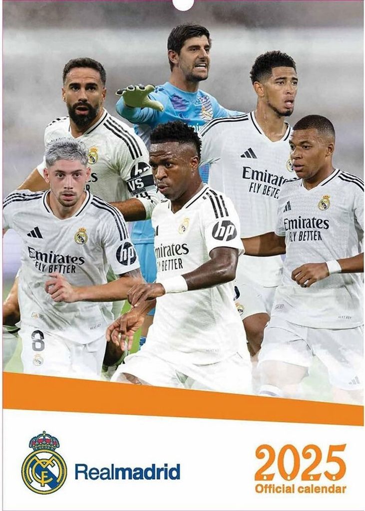 Real Madrid CF - nástenný kalendár "2025", A3 TA12784 (One Obrázok produktu 
