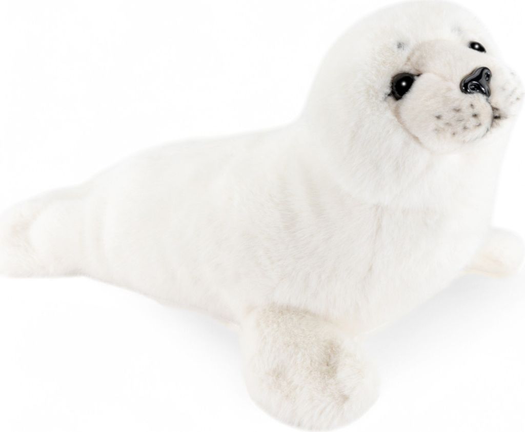 Carl Dick Phoque, phoque blanc env. 30cm, peluche, animal Image du produit 