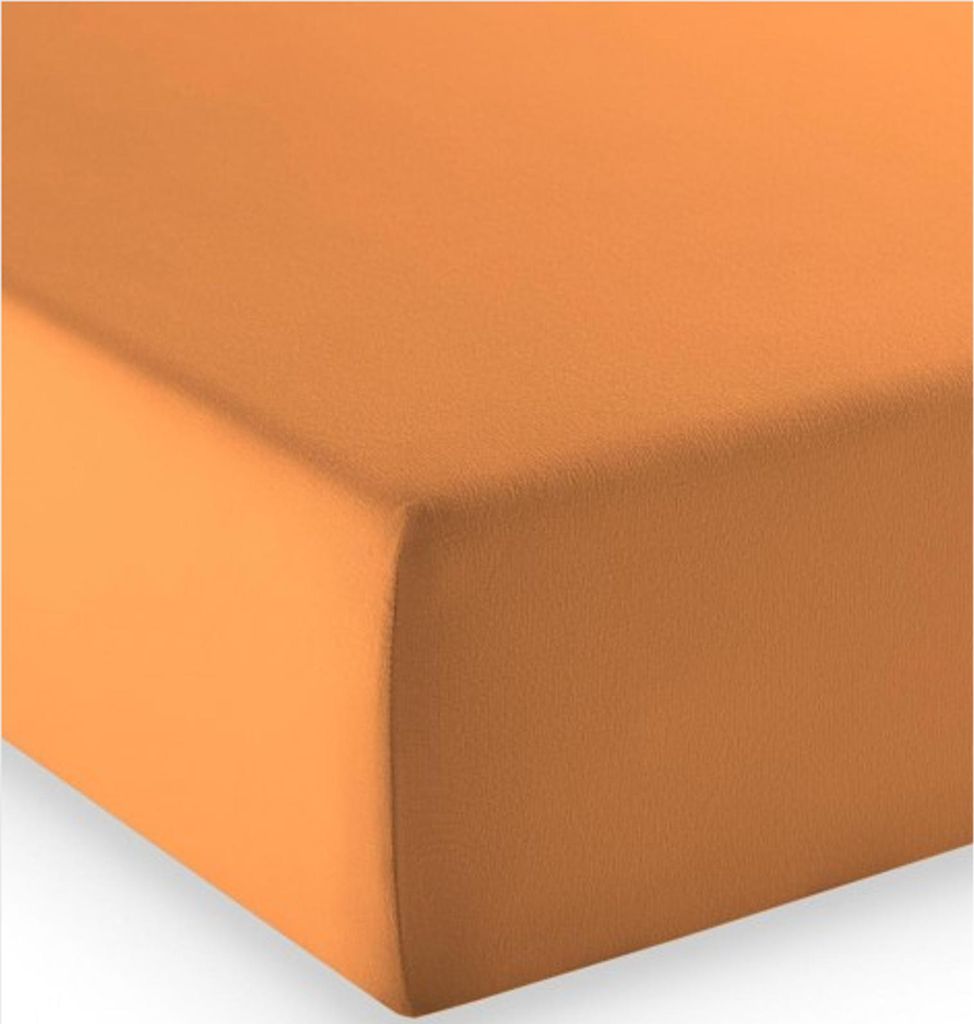 Fleuresse Mako-Jersey-Spannlaken comfort Farbe orange 2044