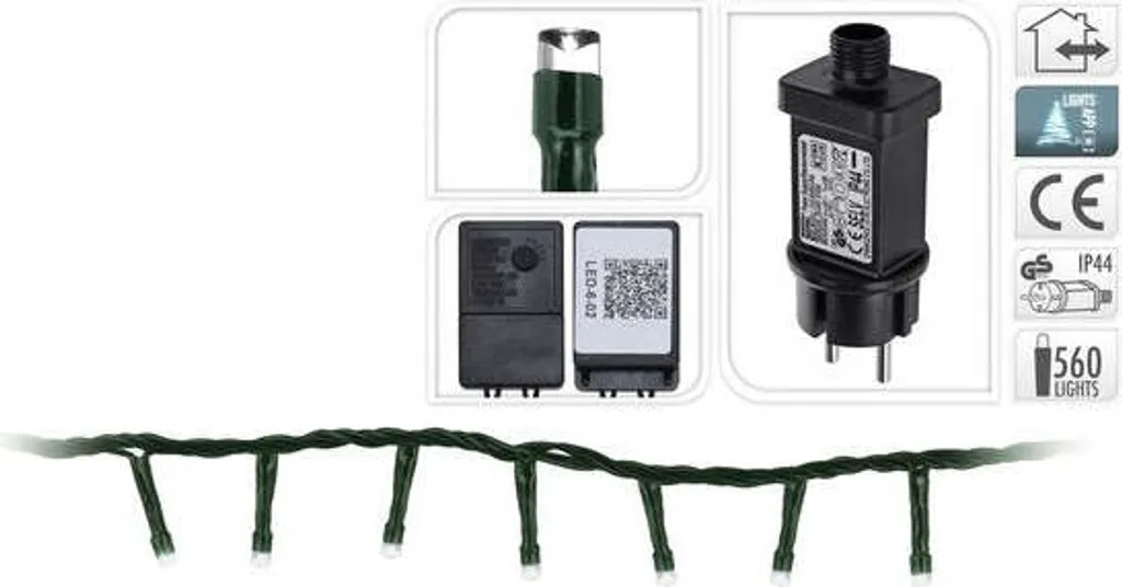 Guirlande lumineuse 560 LED blanc chaud intensité réglable App-Control - 16