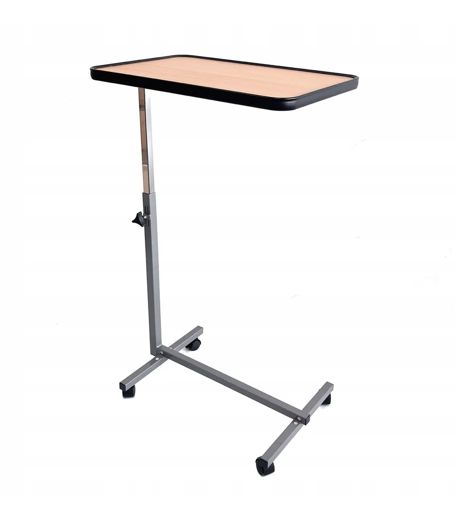 Table de lit médicale Mogil adaptable avec plateau réglable blanc