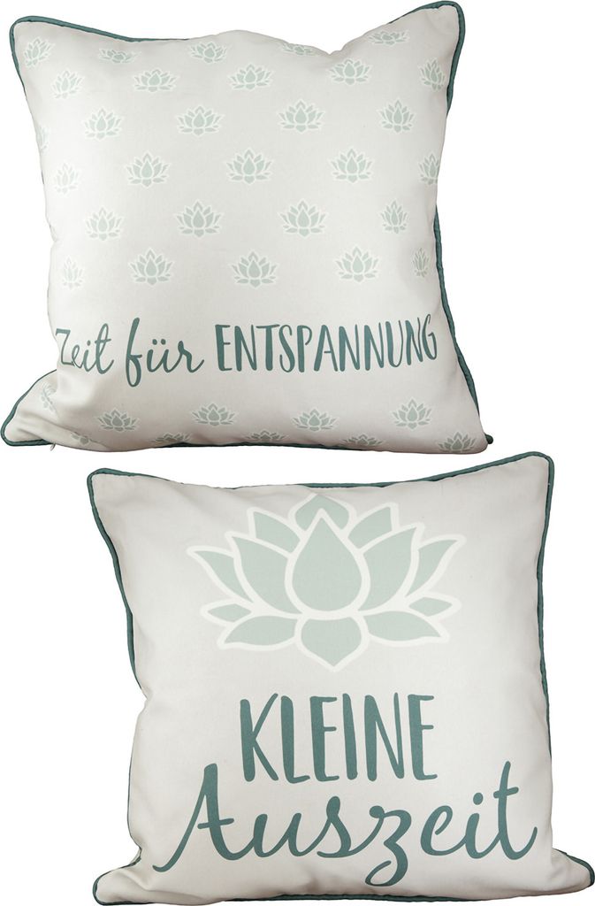 Gilde Stoff Ki ssen "Lotus" VE 4 47413