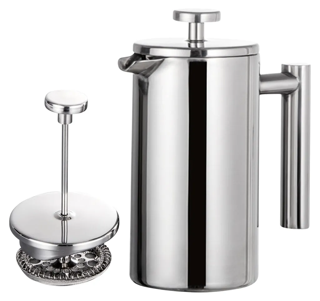 Caffettiera da Viaggio French Press Acciaio 800ml Indistruttibile