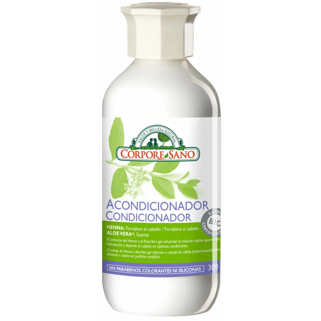 Balsamo Corpore Sano Henna 300ml Bio: Trattamento Fortificante Capelli