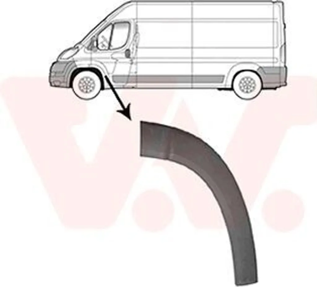Protection porte avant gauche pour Fiat Ducato et Citroën Jumper