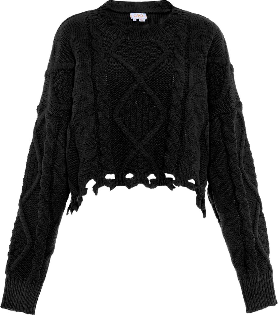 Gaya damen pullover - schwarz, XL/XXL