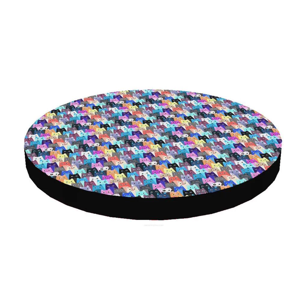 Lit pour chats mousse élastique 55 cm : Confort ergonomique anneau Miaou