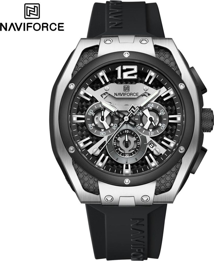 Uhr NAVIFORCE MA-38607 - Schwarz/Silber Herren Uhr KP38607
