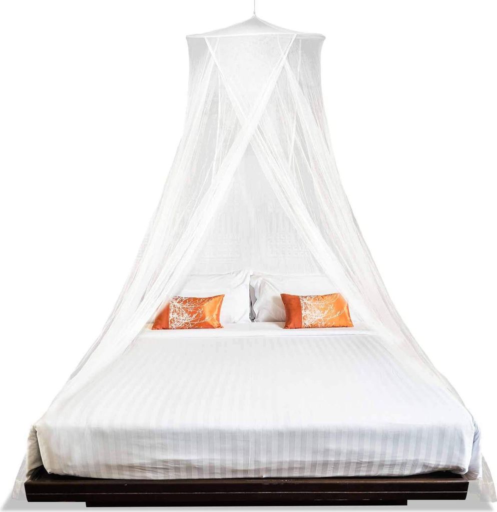 Très grande moustiquaire king size à deux ouvertures - Image du produit 