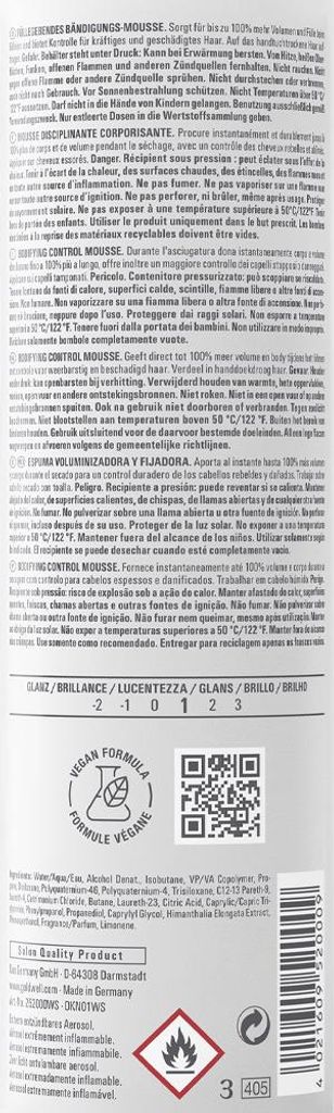 Goldwell Stylesign Bodifying Control Mousse 300ml - mousse Immagine del prodotto 