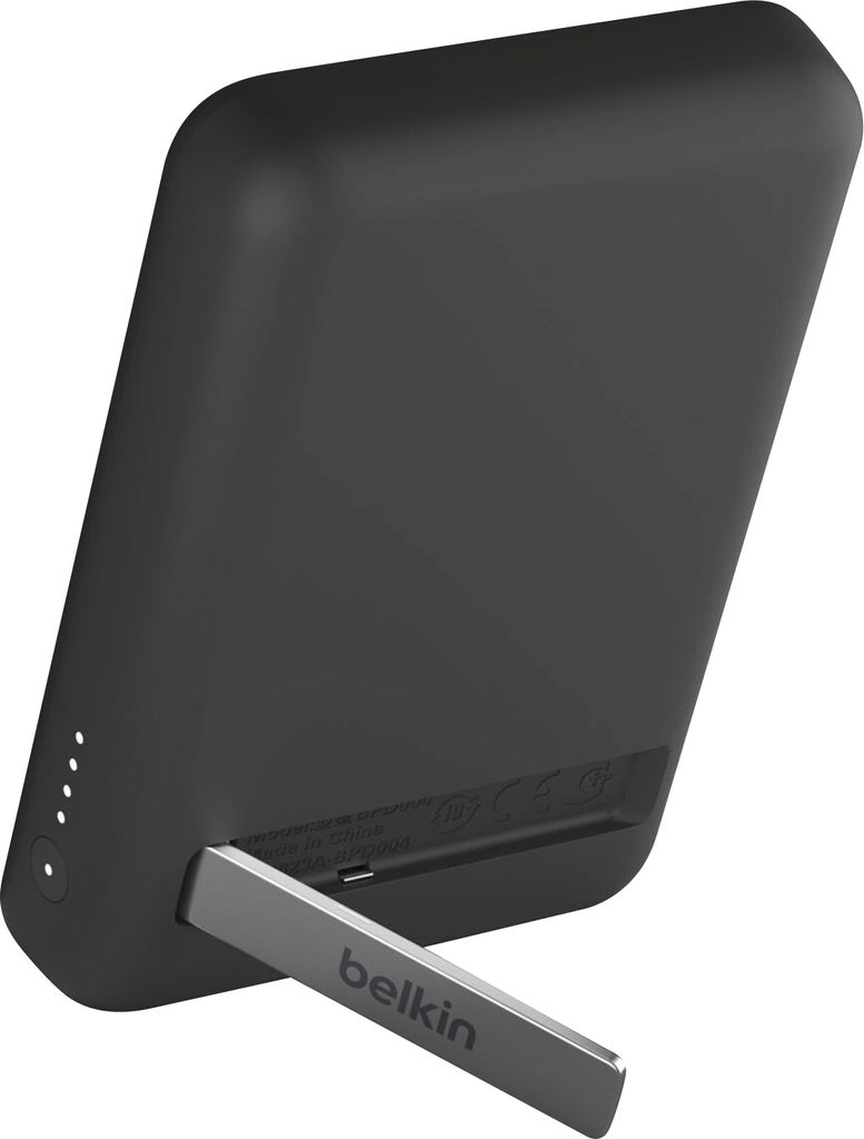 Belkin magnet./drahtl. Powerbank 5.000mAh schw.mit Fuß Produktbild 5