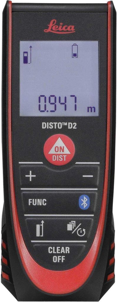 Leica Disto D2 Bluetooth Laser-Entfernungsmesser Produktbild 