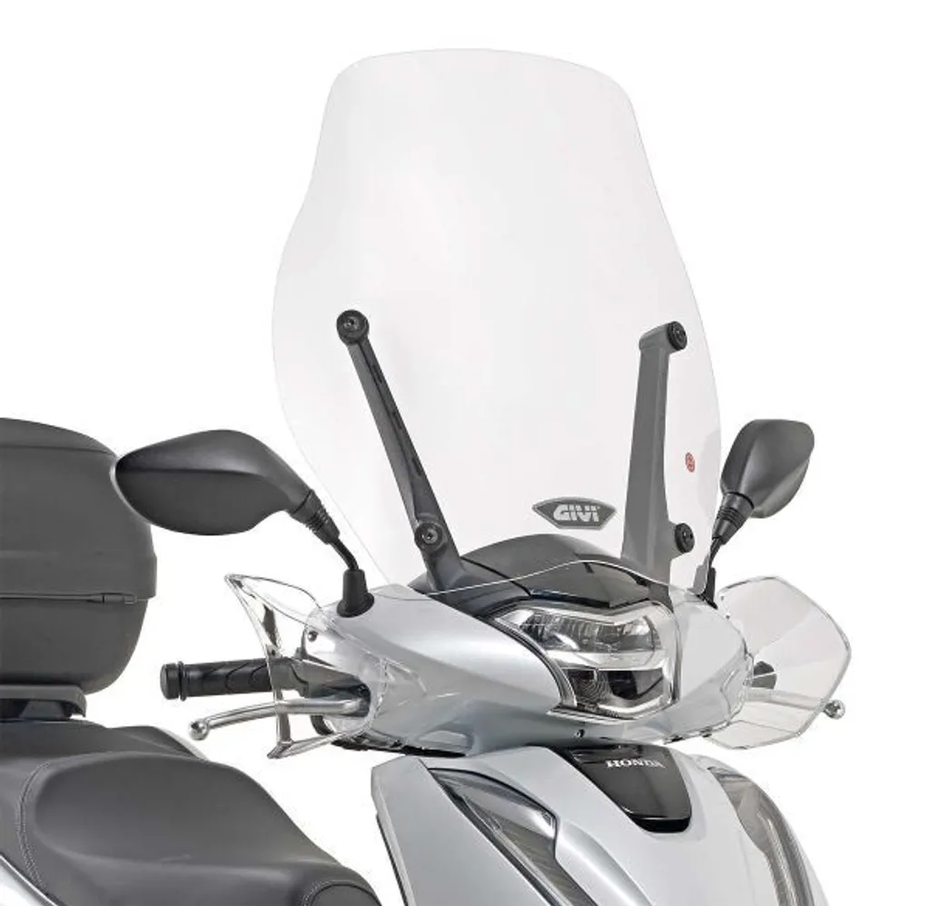 Bulle Haute Protection Givi D1155STG Transparente pour Scooter Honda