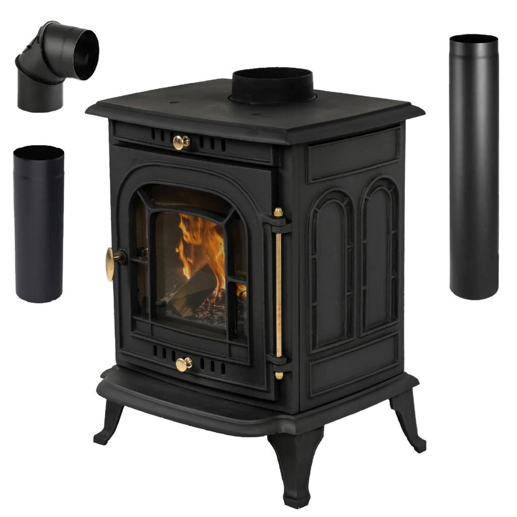 THUNDER | AGNI | Ofen freistehender | Gusseisenofen | Holz | 7 kW