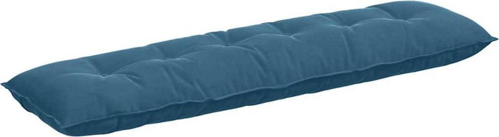 Rückenkissen Blau 180 x 50 cm Cordstoff