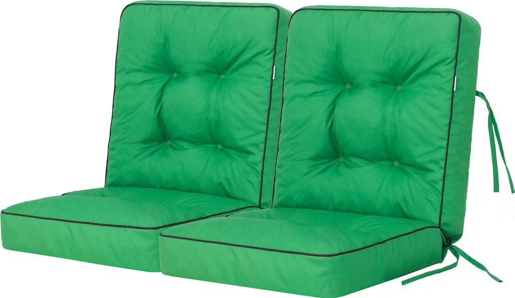 Schaukelkissen Venus Bankkissen Gardenkissen Schaukelauflagen Bankauflagen Auflagen Kissen Hollywoodschaukel Schaukel Bank, Rot, 110 x 100 cm