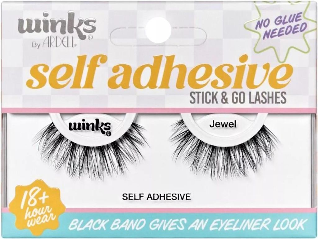 Ardell | Selbstklebende Wimpern, Stick & Go - Winks Jewel, 1 Stück, Künstliche Wimpern, Wimpern Extensions, Falsche Wimpern