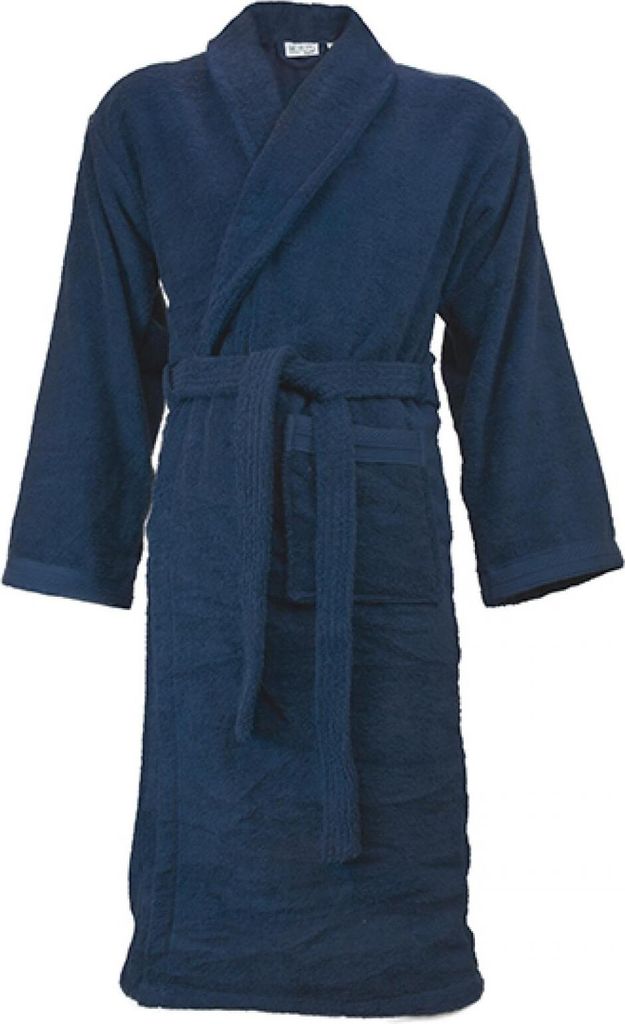 The One Towelling T1-ORGB | Organic Bathrobe - Uni Bademantel - Farbe: Navy Blue - Größe: XXL/3XL