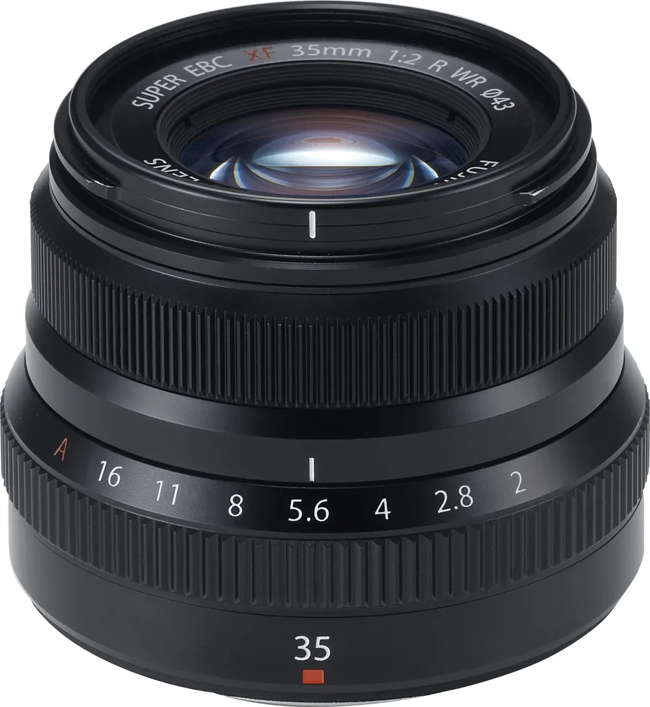 Objectif Photo Fujinon XF 35mm f/2 R WR Noir : Focale Fixe Tropicalisée