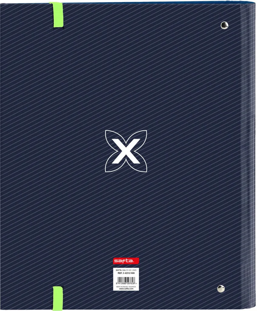 Classeur de Bureau Munich Blue Indigo pour Organisation et Études A4